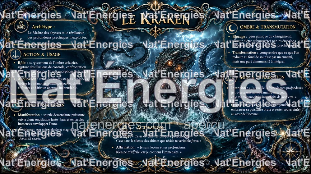 Carte : Le Kraken · Guide des Profondeurs